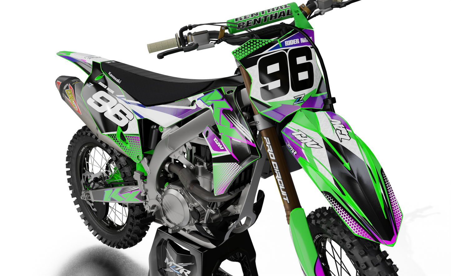 Pesok graphics kit for KAWASAKI bikes