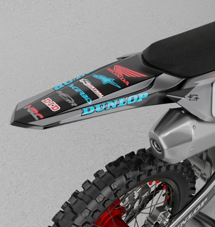 DARK CYAN graphics kit for HONDA bikes