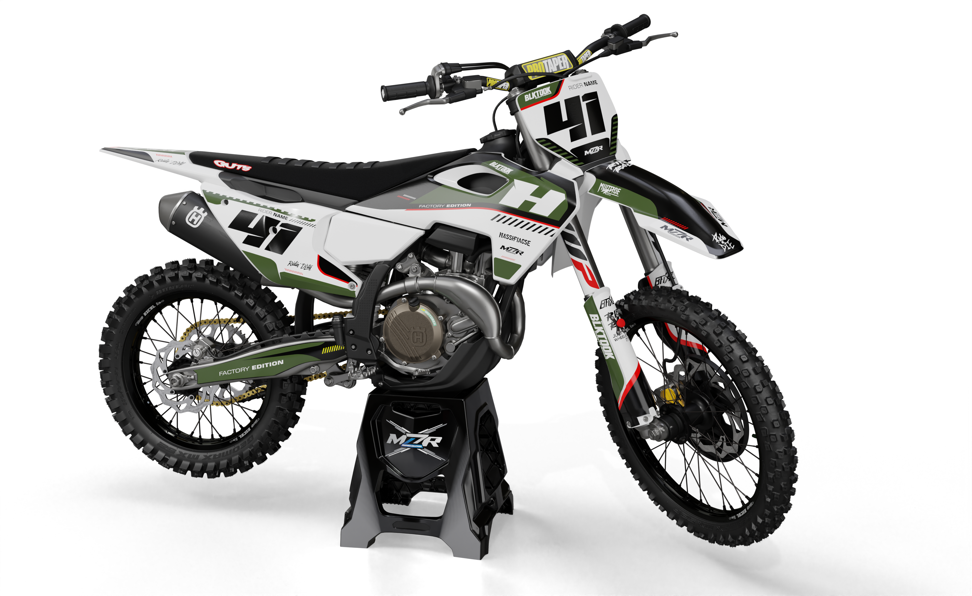 POTOREX Grafiken Set für HUSQVARNA-Motorräder