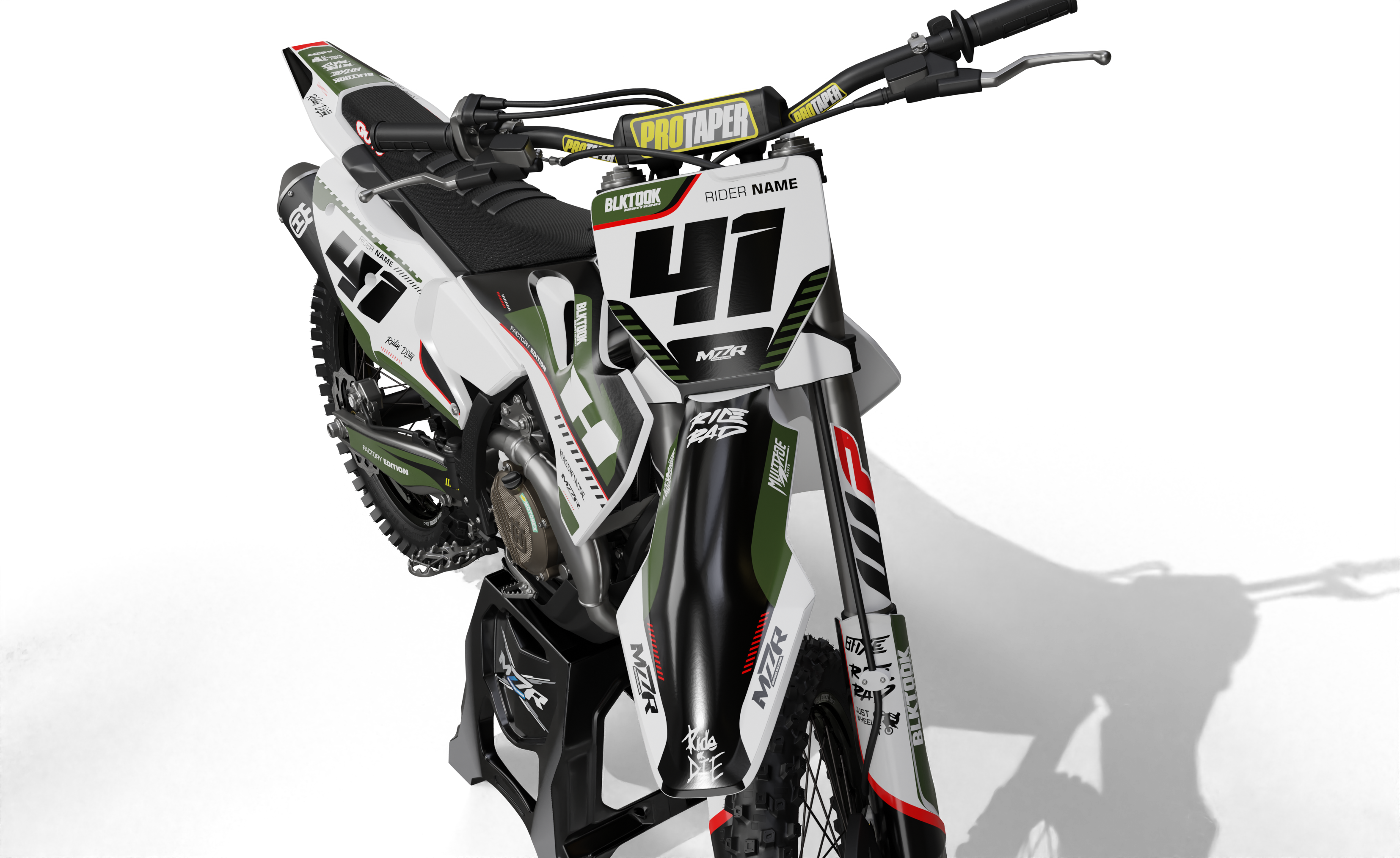 POTOREX Grafiken Set für HUSQVARNA-Motorräder