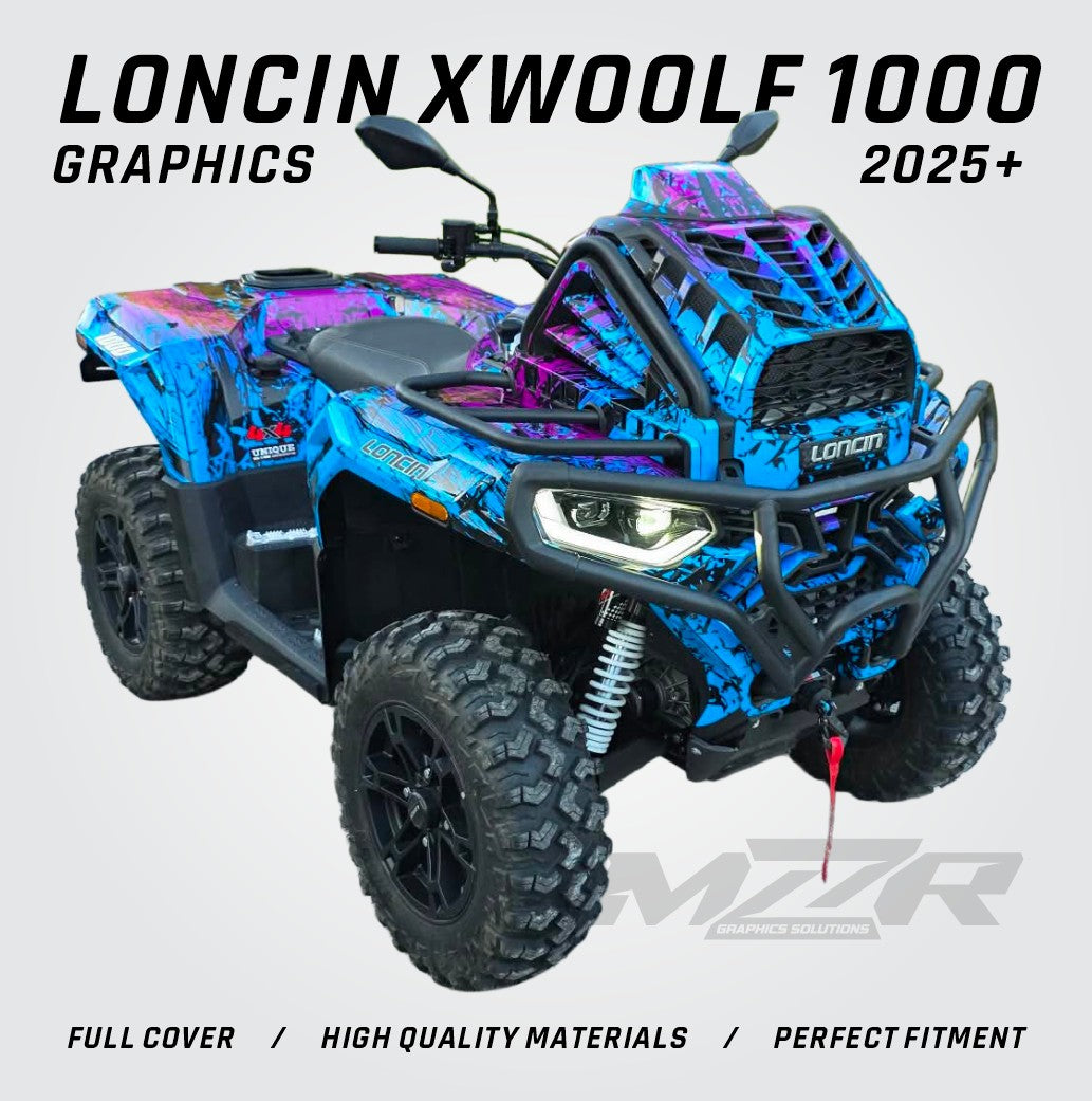 CRAZY Dekorkit für LONCIN XWOOLF 1000 (2025+)