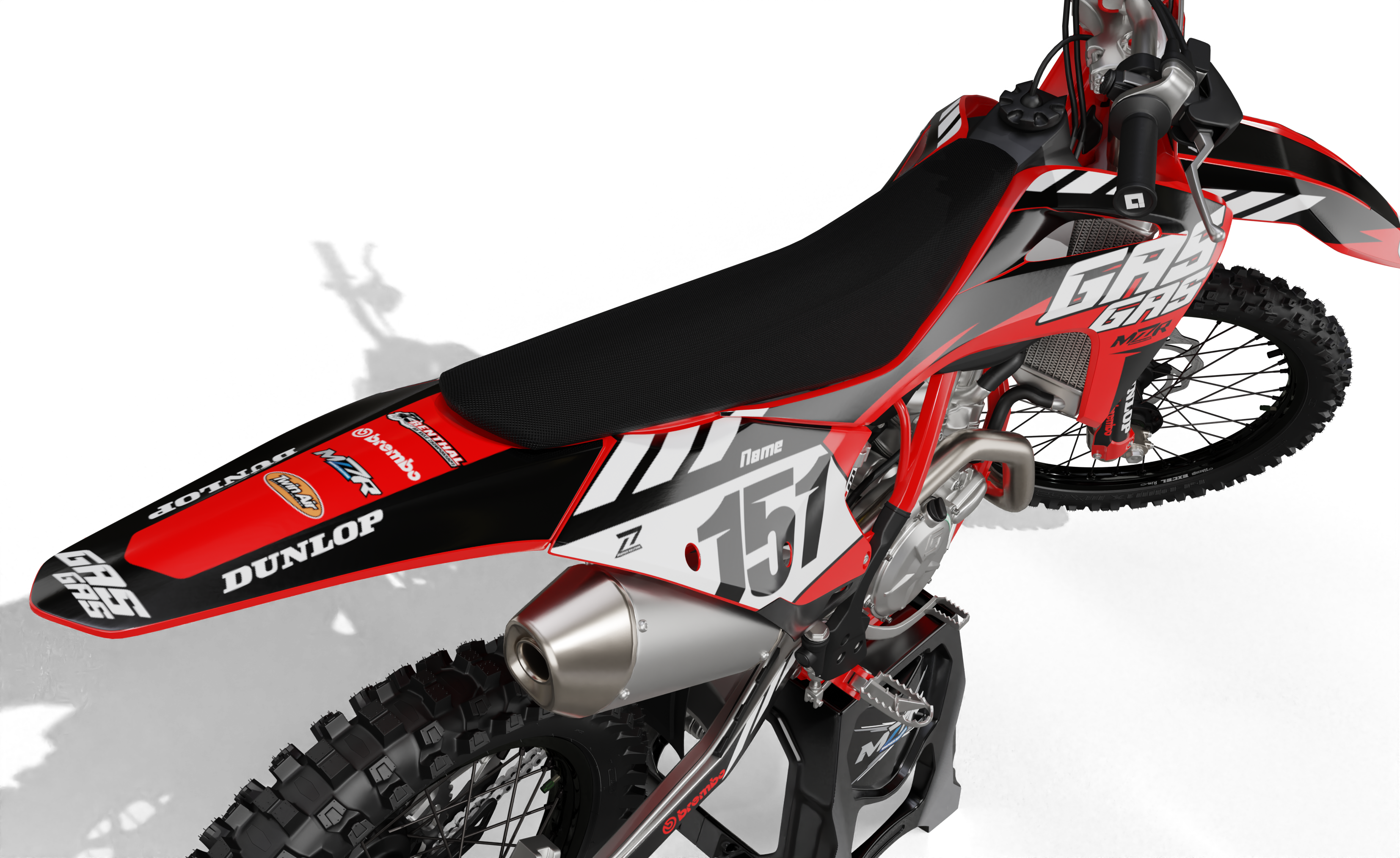 RACER graphics kit for GAS GAS bikes