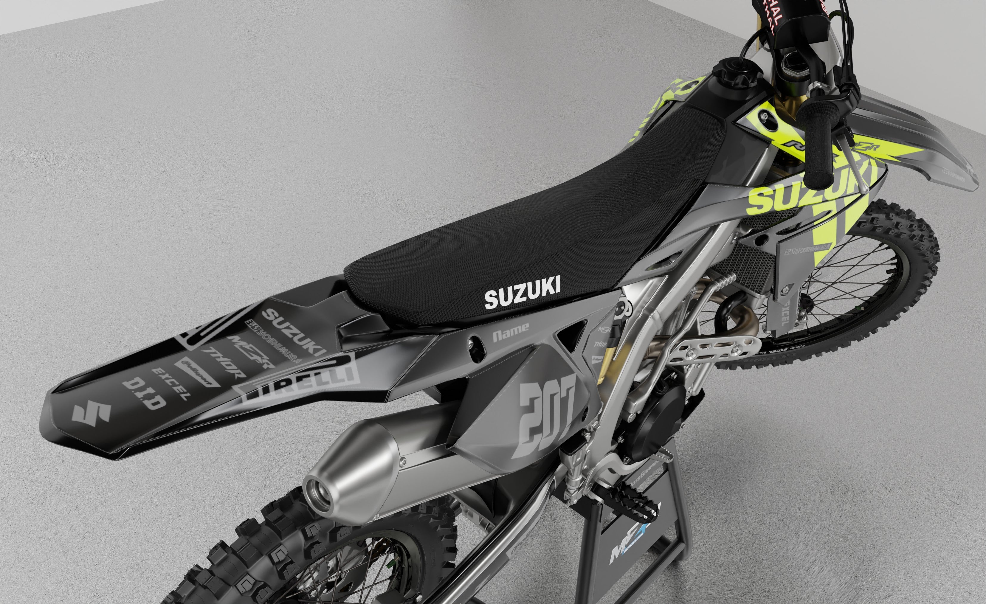 FLUO graphics kit for SUZUKI bikes