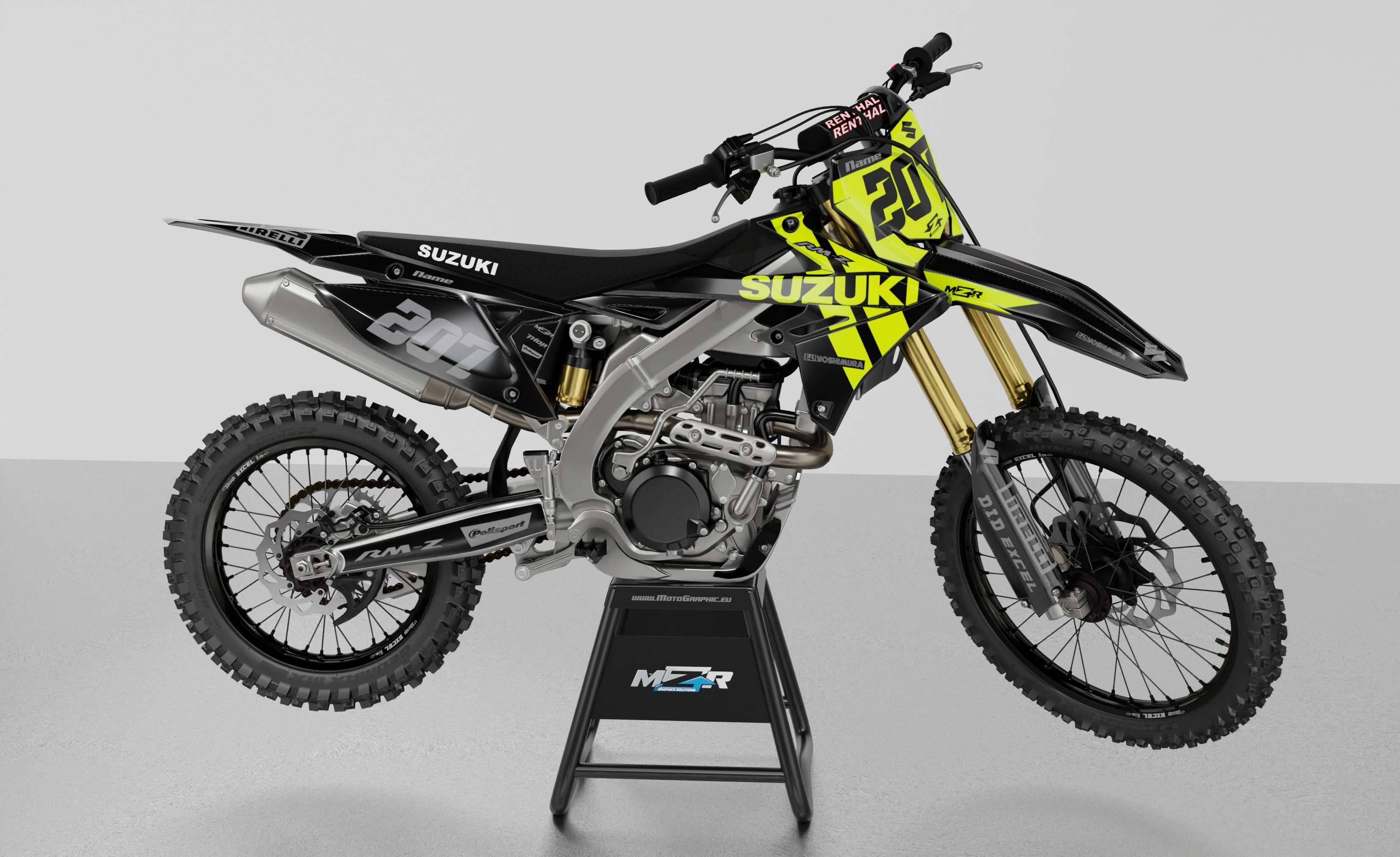FLUO graphics kit for SUZUKI bikes