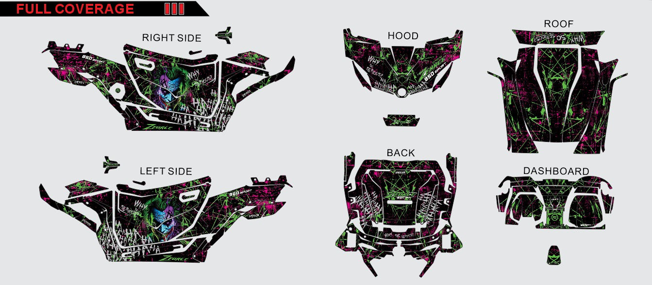 Joker graphics kit for ZForce 950 2-Door [2023+]