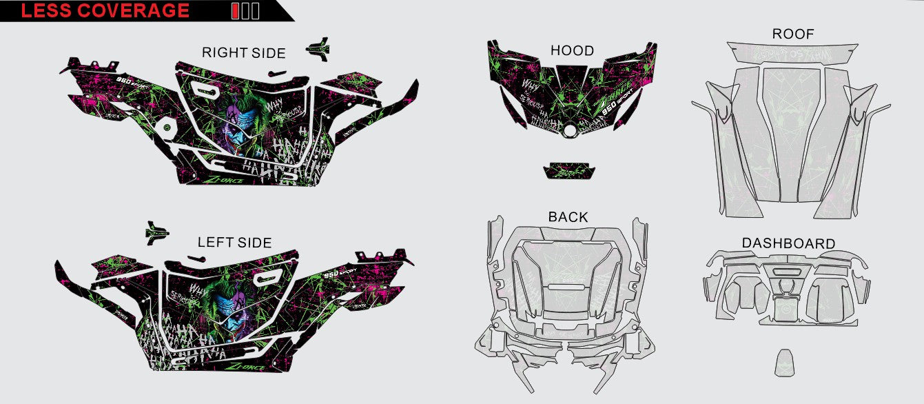 Joker graphics kit for ZForce 950 2-Door [2023+]