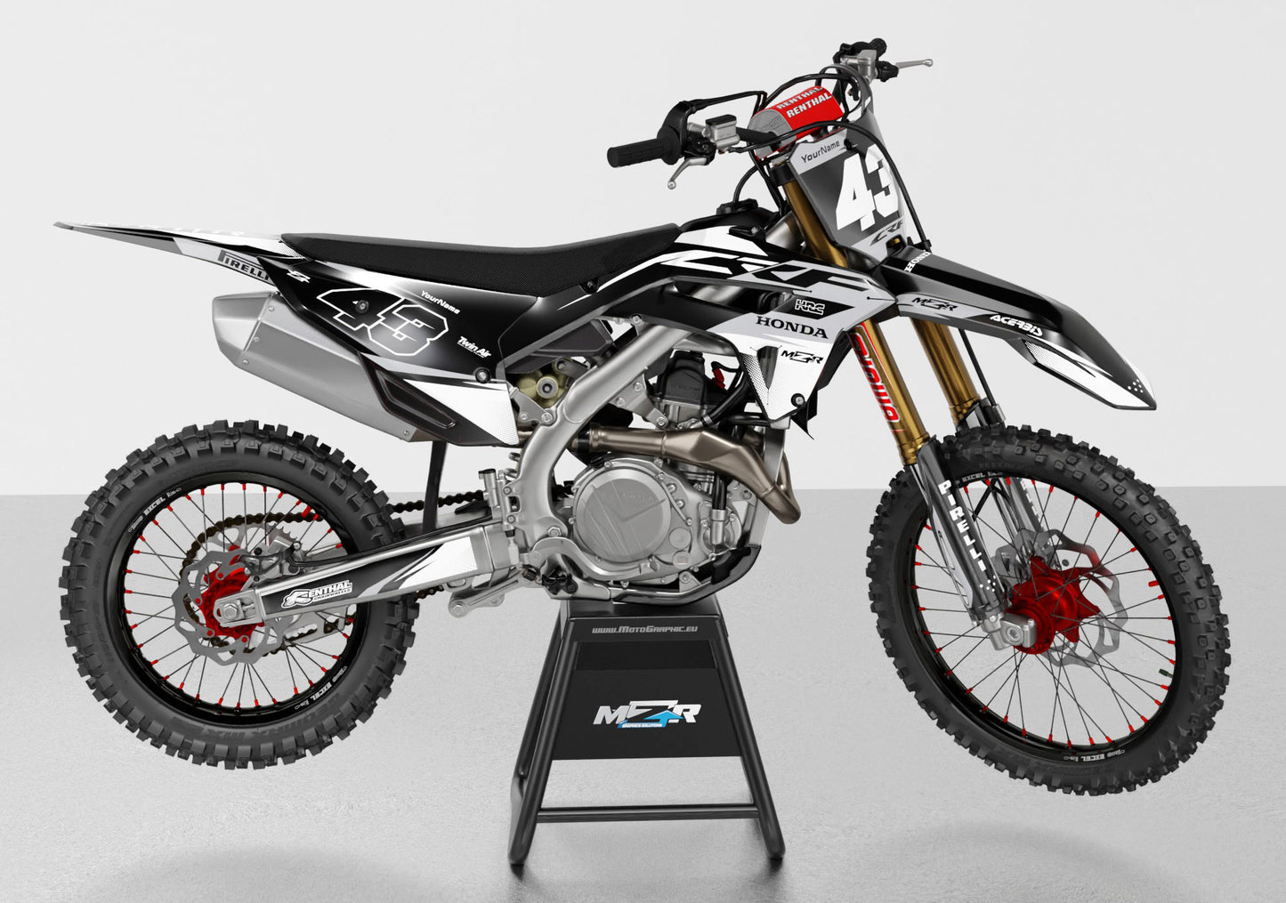 SEPHIA graphics kit for HONDA bikes