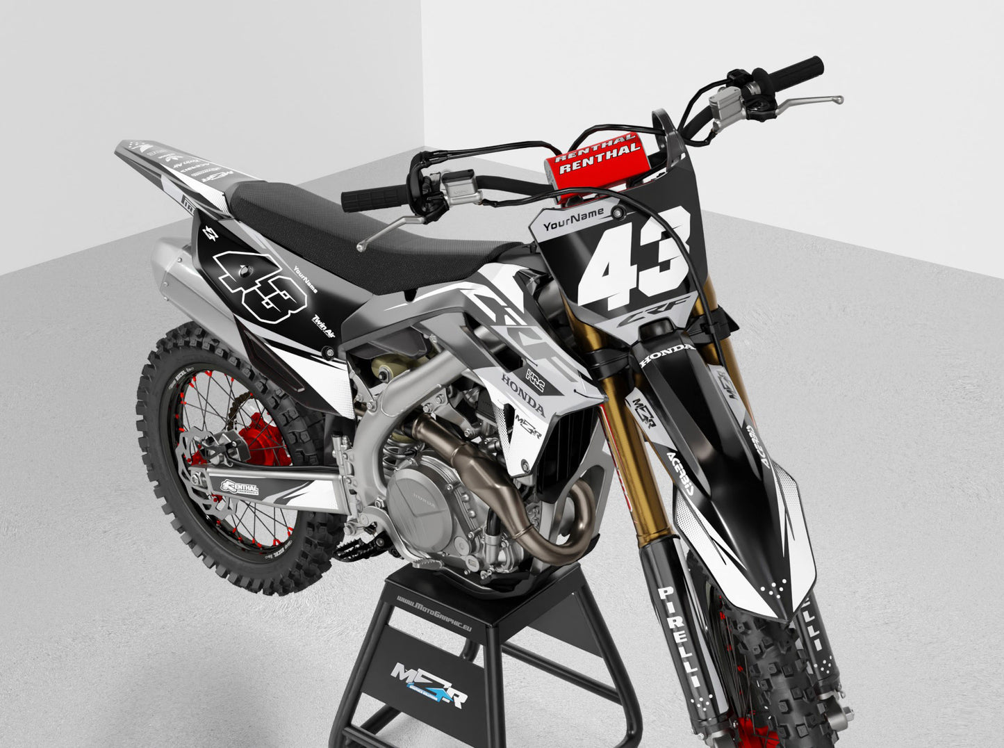 SEPHIA graphics kit for HONDA bikes