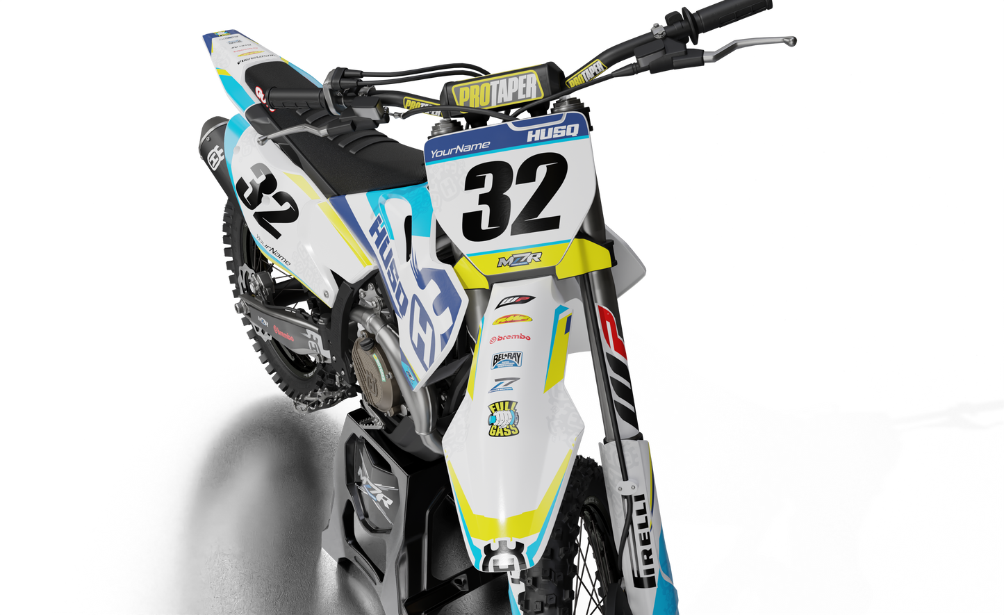 FULL GASS graphics kit for HUSQVARNA bikes