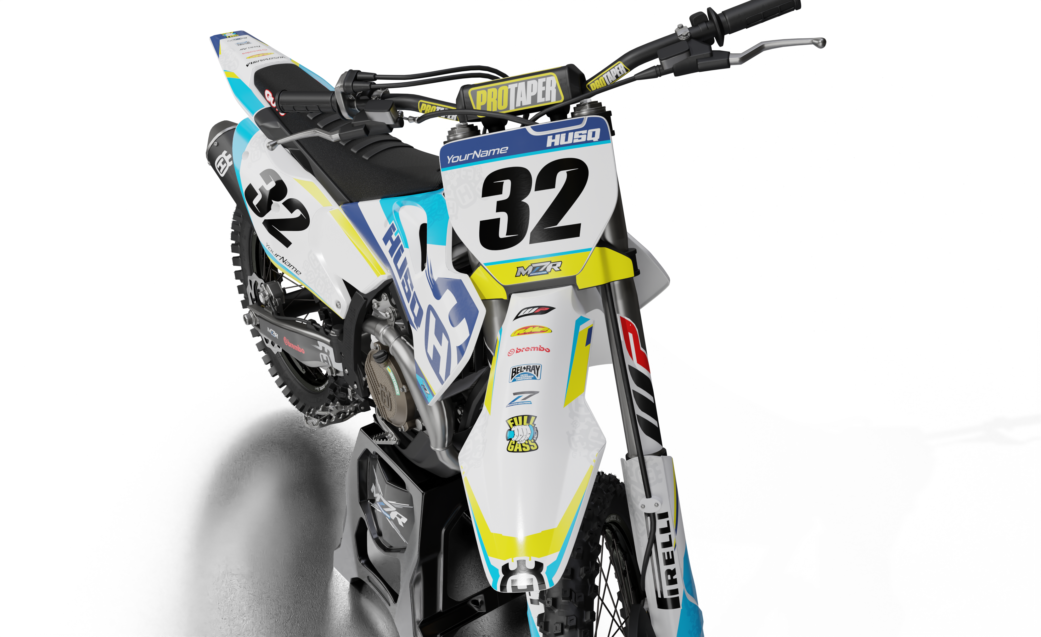 FULL GASS graphics kit for HUSQVARNA bikes