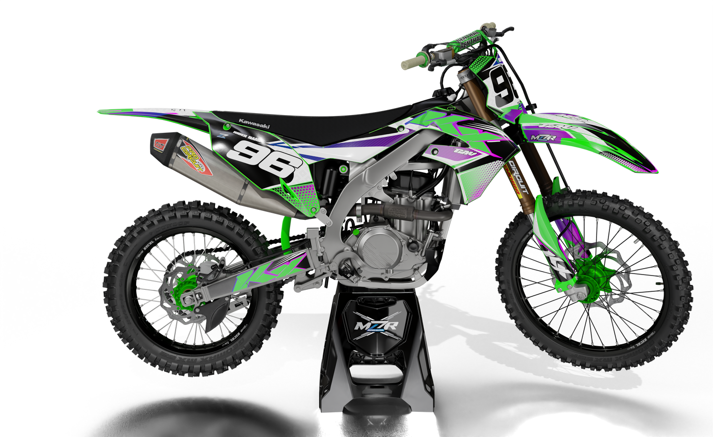 Pesok graphics kit for KAWASAKI bikes