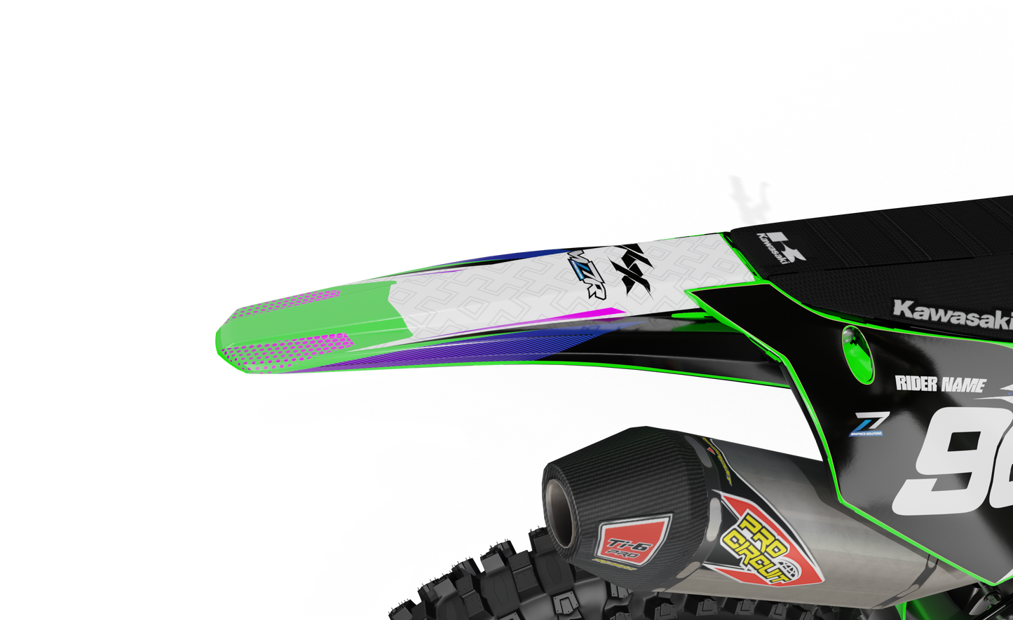 Pesok graphics kit for KAWASAKI bikes