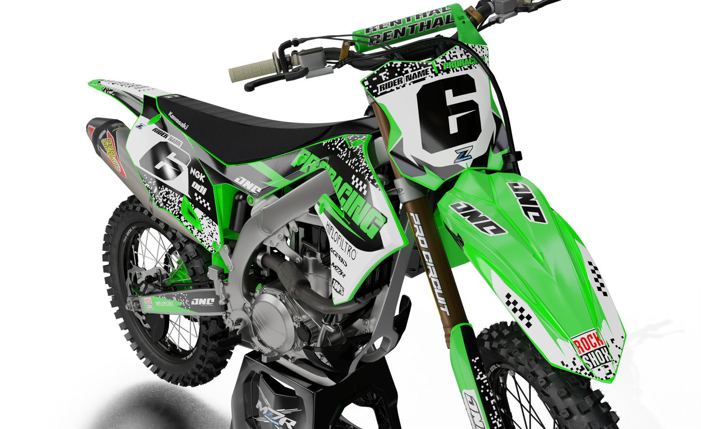 PRO RACING graphics kit for KAWASAKI bikes