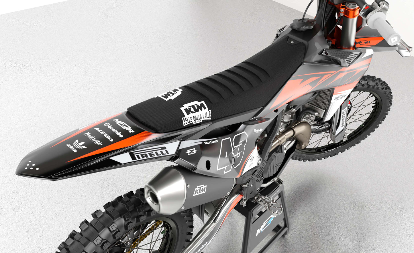 SEPHIA Grafiken Set für KTM-Motorräder