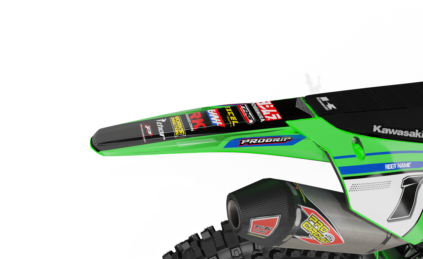 TRAX Grafiken Set für KAWASAKI-Motorräder