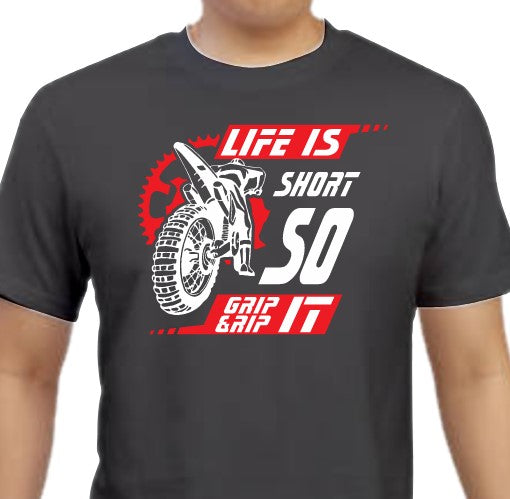 LIFE IS SHORT t-shirt
