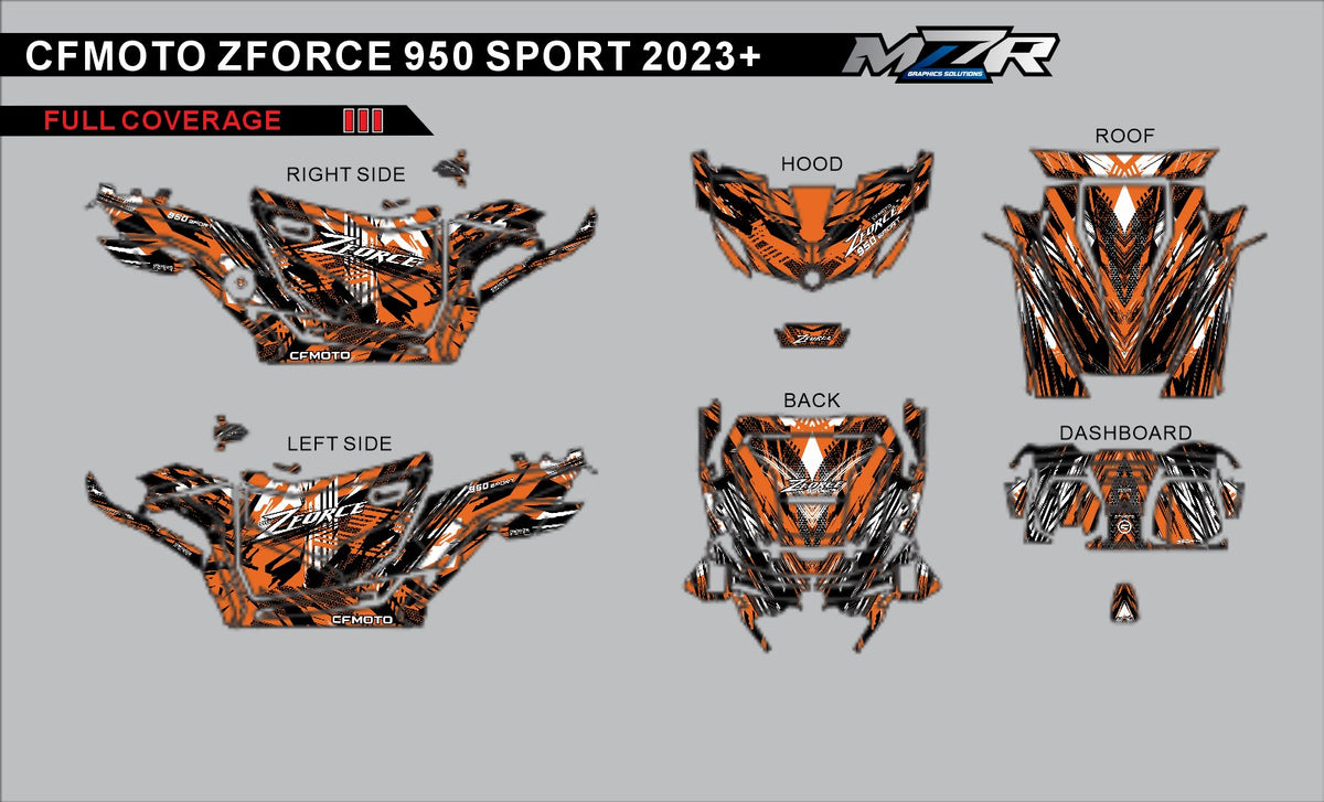 ZFORCE-950-SPORT_EXTREME graphics decals stickers full coverage