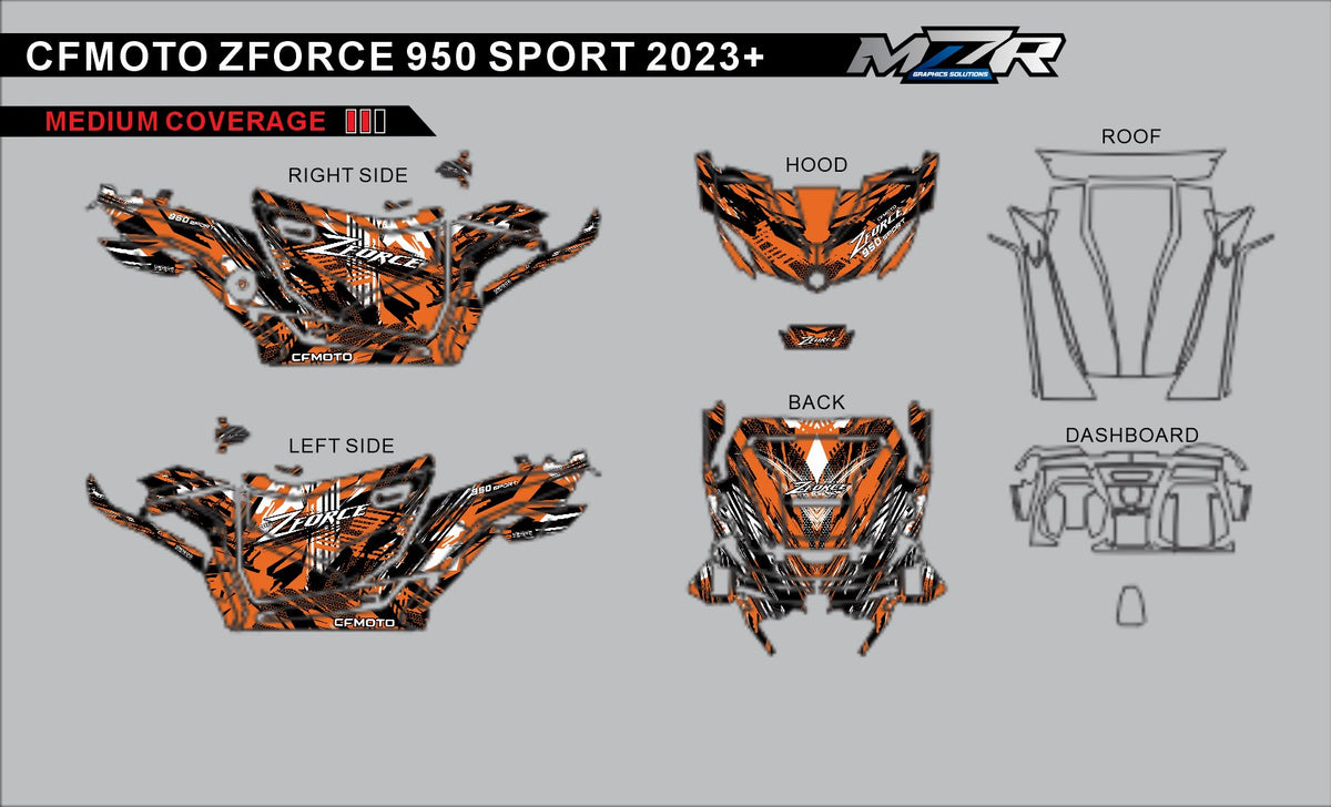 ZFORCE-950-SPORT_EXTREME graphics decals stickers medium coverage