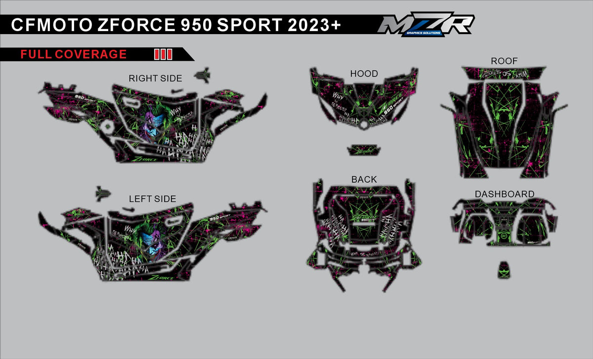 ZFORCE-950-SPORT_joker graphics sticker decals kit full coverage