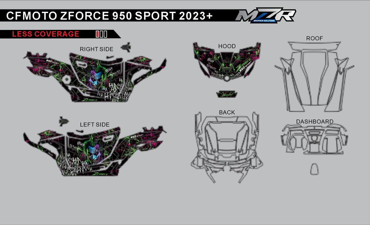 ZFORCE-950-SPORT_joker graphics sticker decals kit less coverage