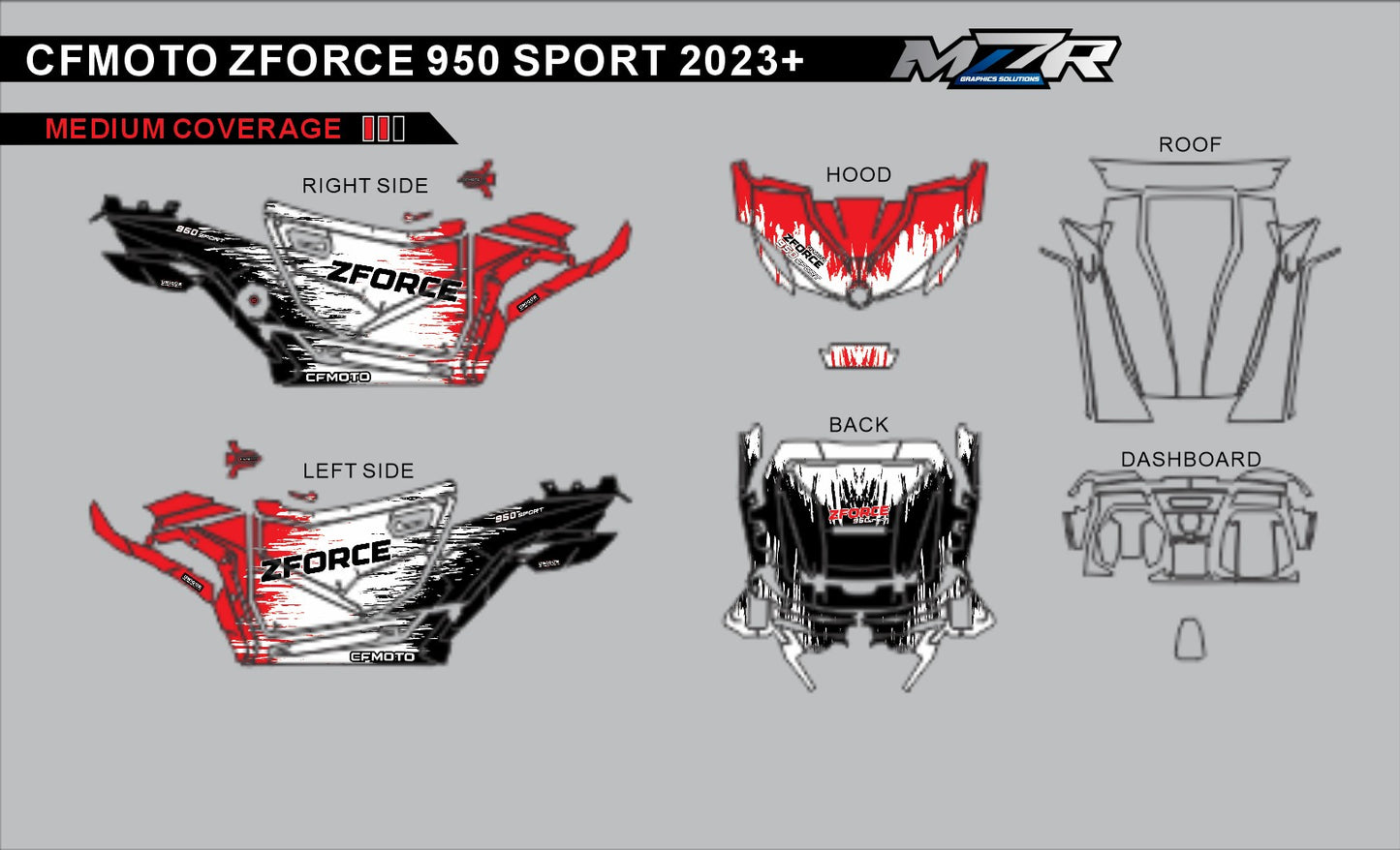 ZFORCE-950-SPORT_STORM graphics decal sticker kit medium coverage