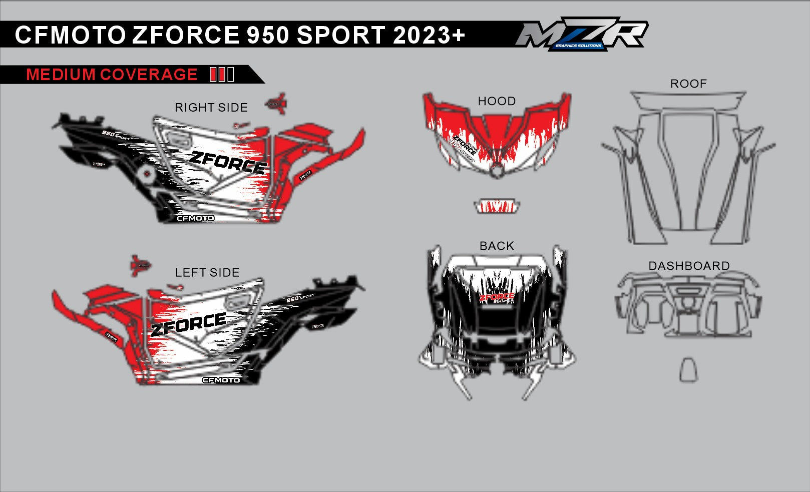 ZFORCE-950-SPORT_STORM graphics decal sticker kit medium coverage
