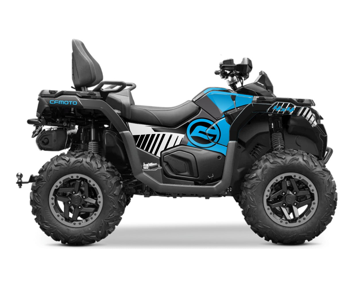 Racer blue Graphics kit for CF MOTO