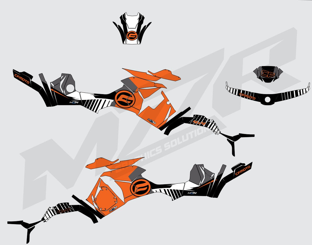 Racer Graphics kit for CF MOTO