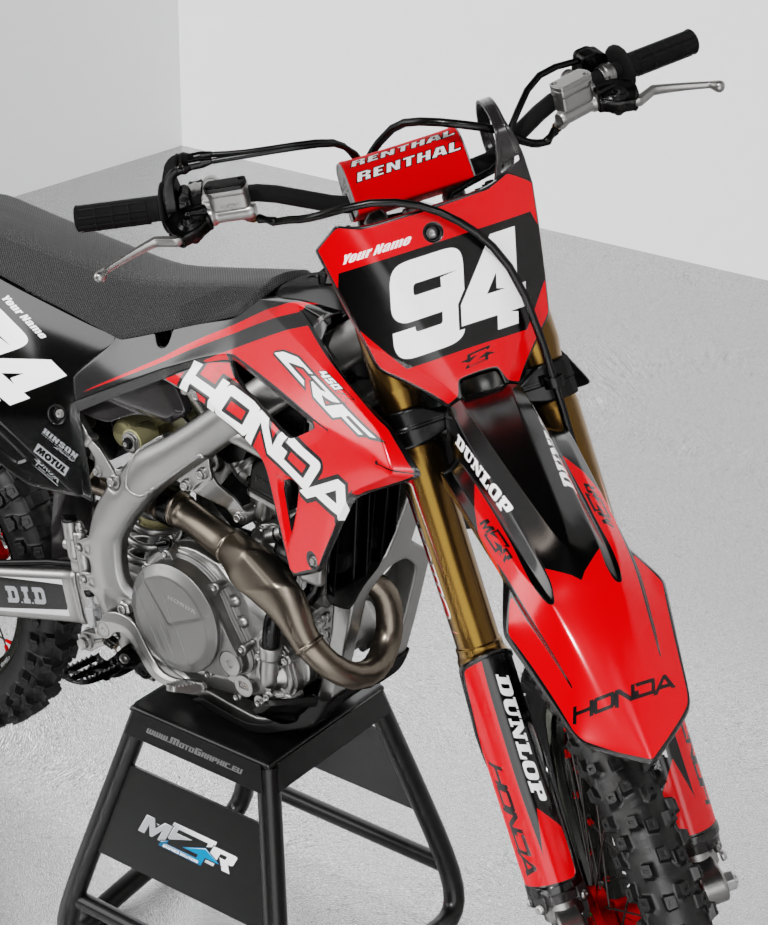 BULLET graphics kit for HONDA bikes