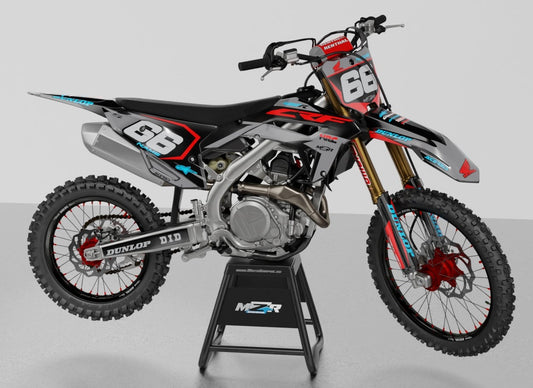 DARK CYAN graphics kit for HONDA bikes