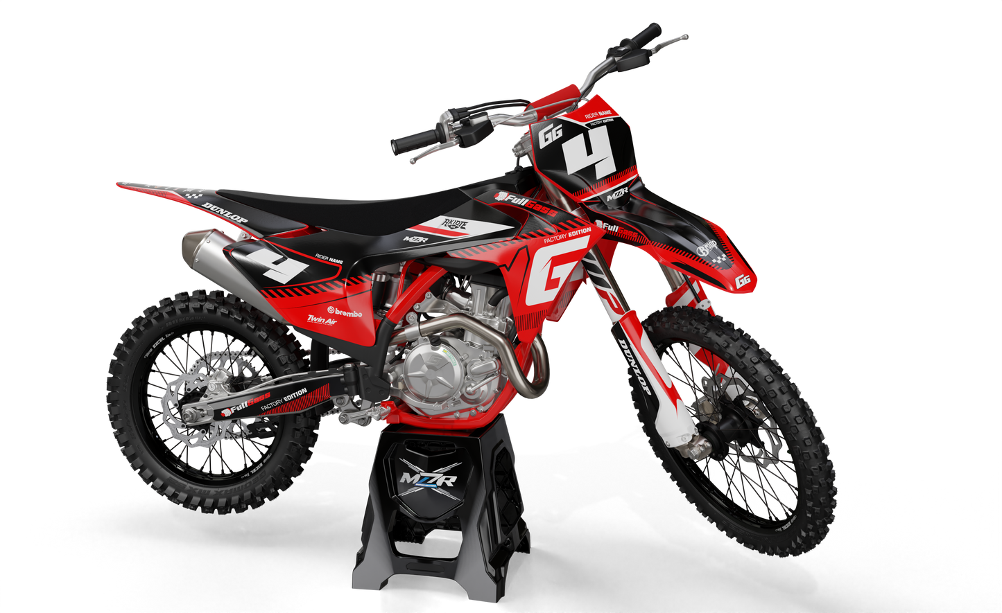ROCKET graphics kit for GAS GAS bikes