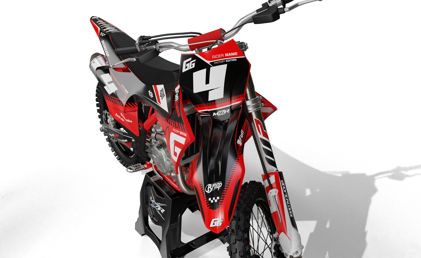 ROCKET graphics kit for GAS GAS bikes