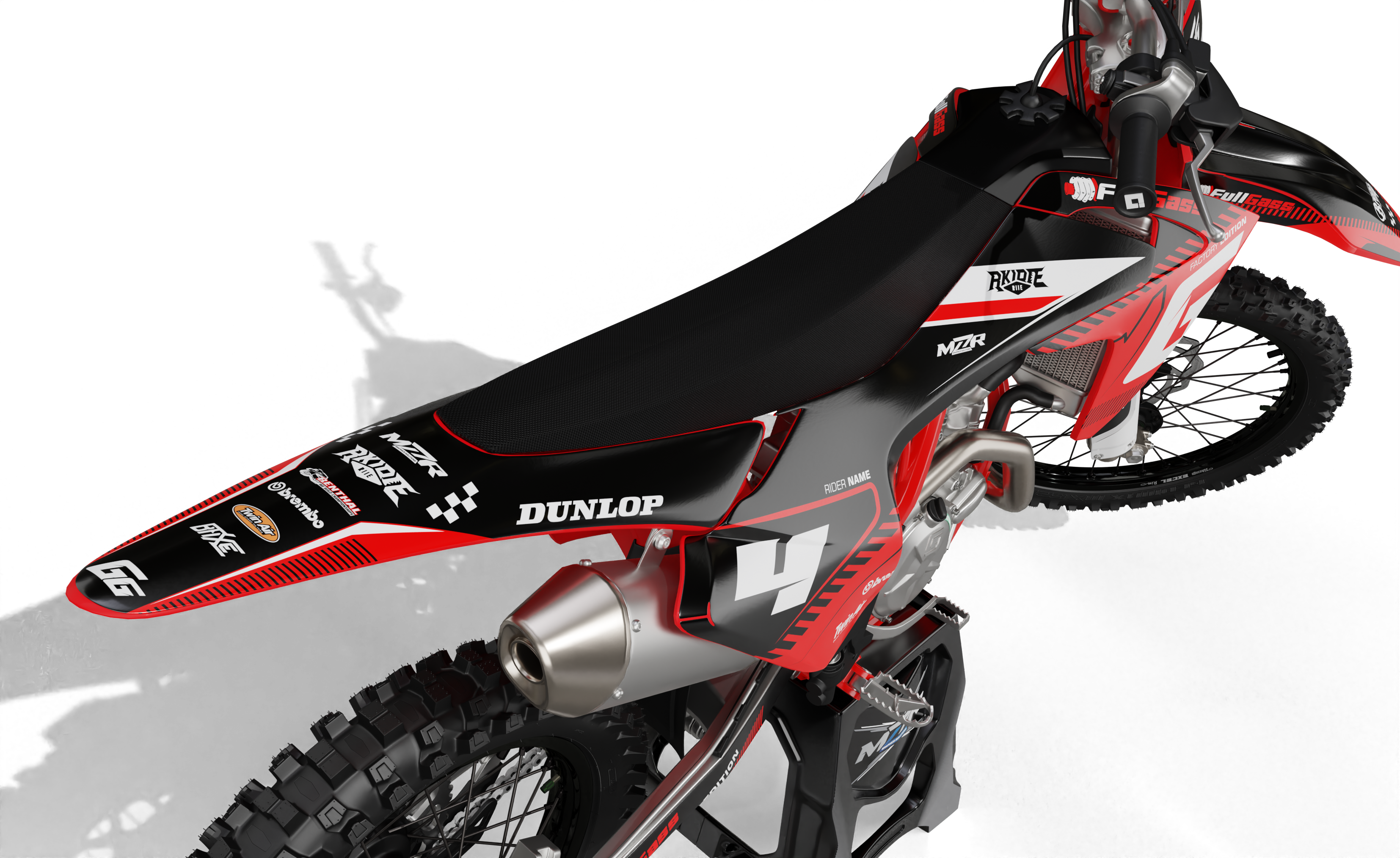 ROCKET graphics kit for GAS GAS bikes