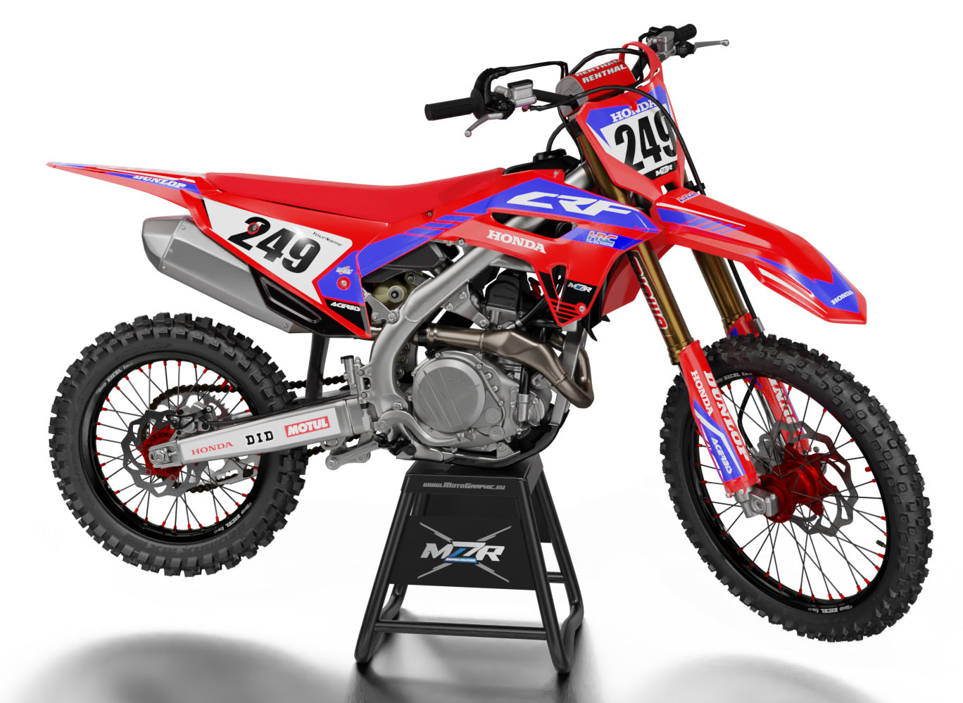 SCRUB graphics kit for HONDA bikes