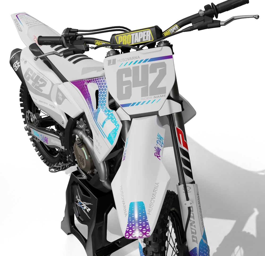 HOLESHOT graphics kit for HUSQVARNA bikes
