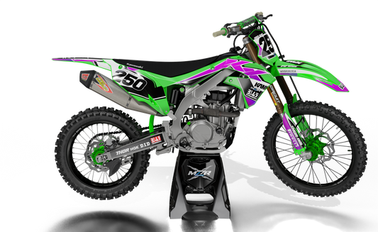 RUTS graphics kit for KAWASAKI bikes