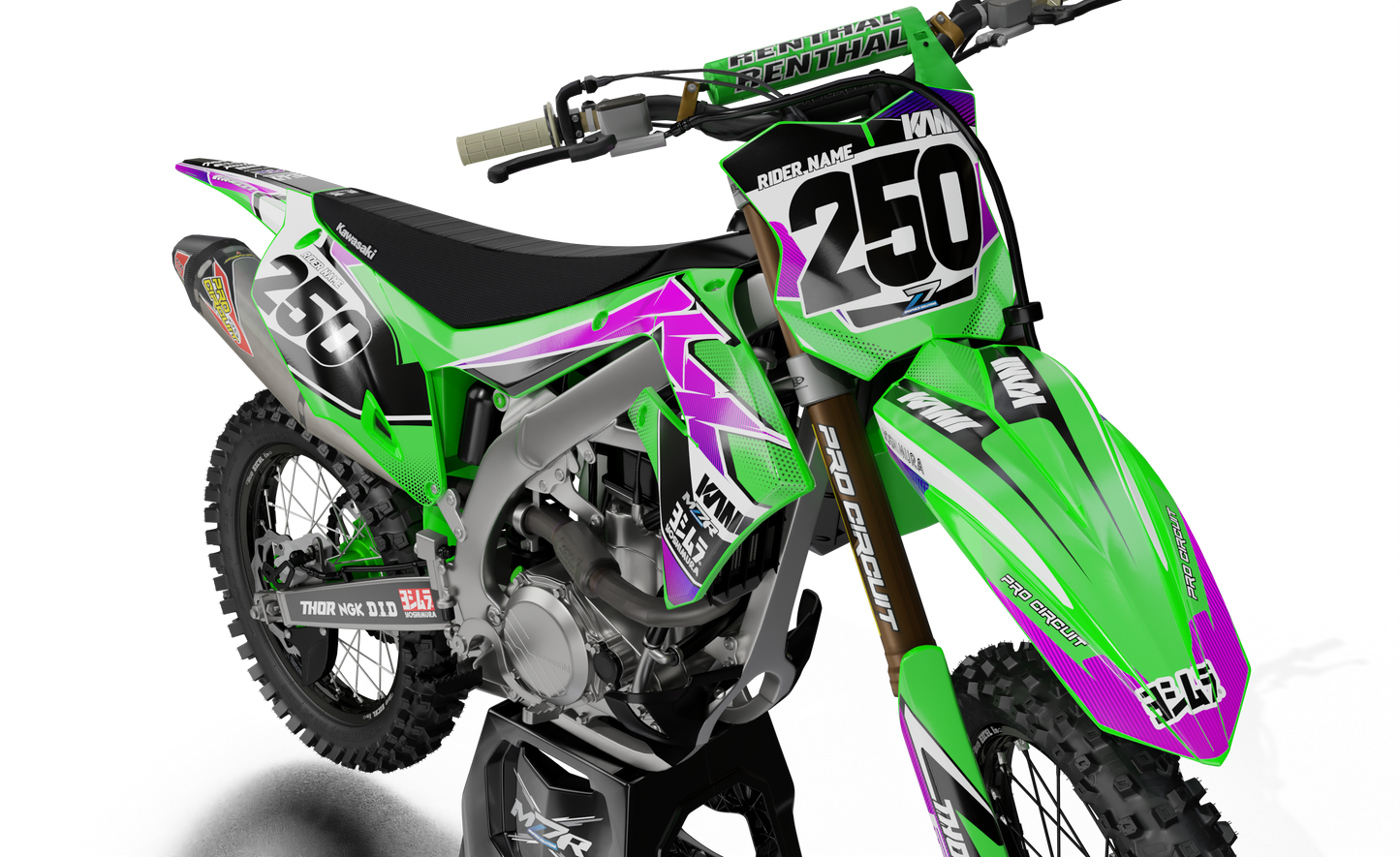 RUTS graphics kit for KAWASAKI bikes