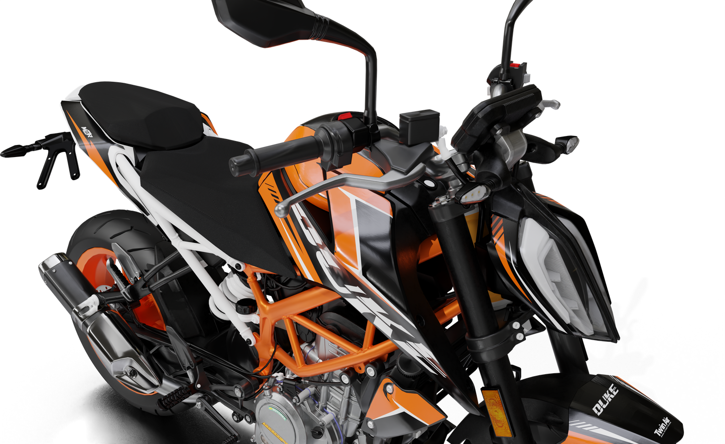RACER graphics kit for KTM Duke 125-250-390 2017-2023