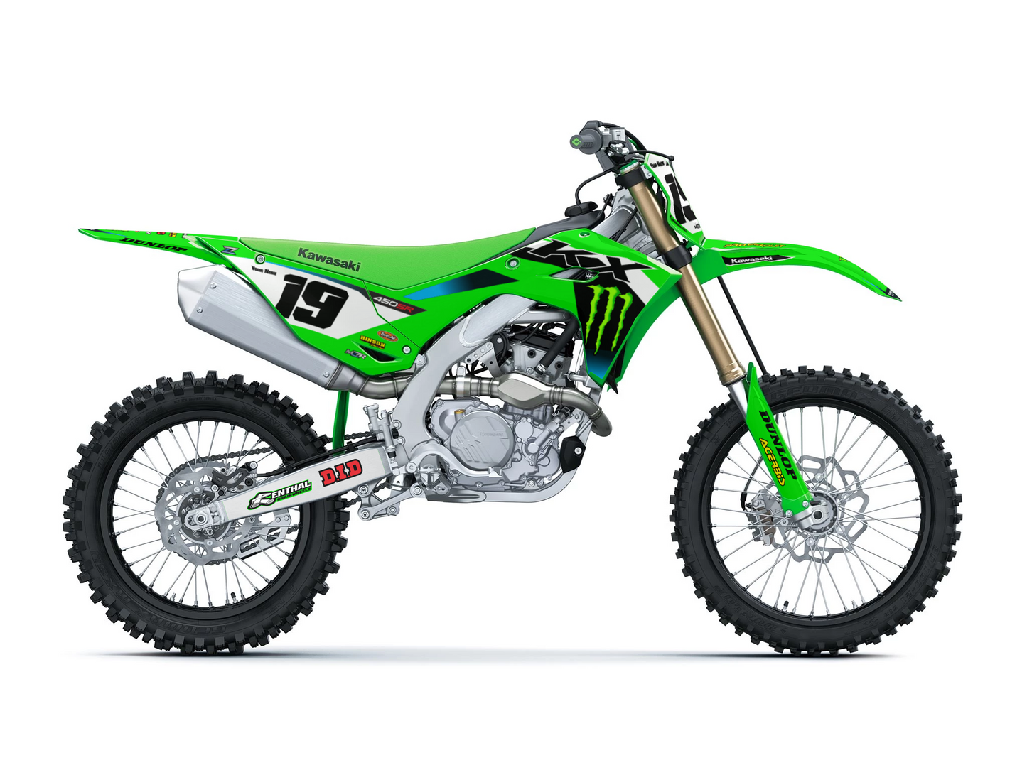 FACTORY Grafiken Set für KAWASAKI-Motorräder