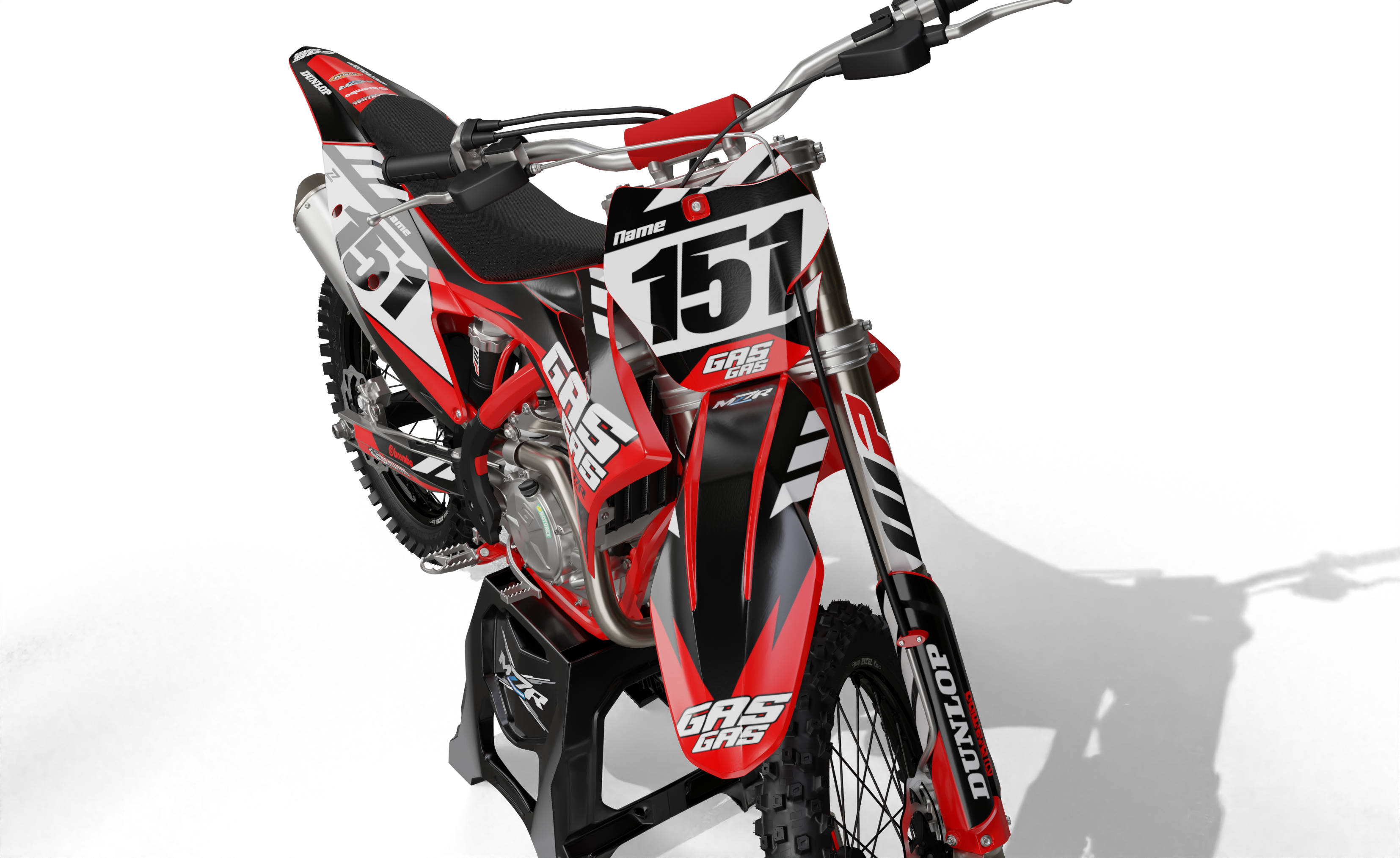 RACER graphics kit for GAS GAS bikes