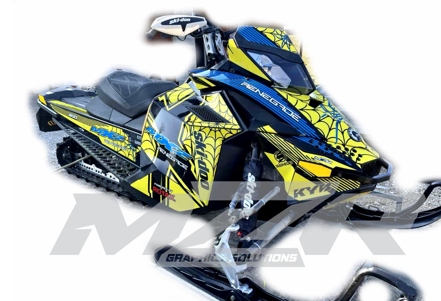 Ski-Doo REV-XP Sled Grafikkit SPIDER