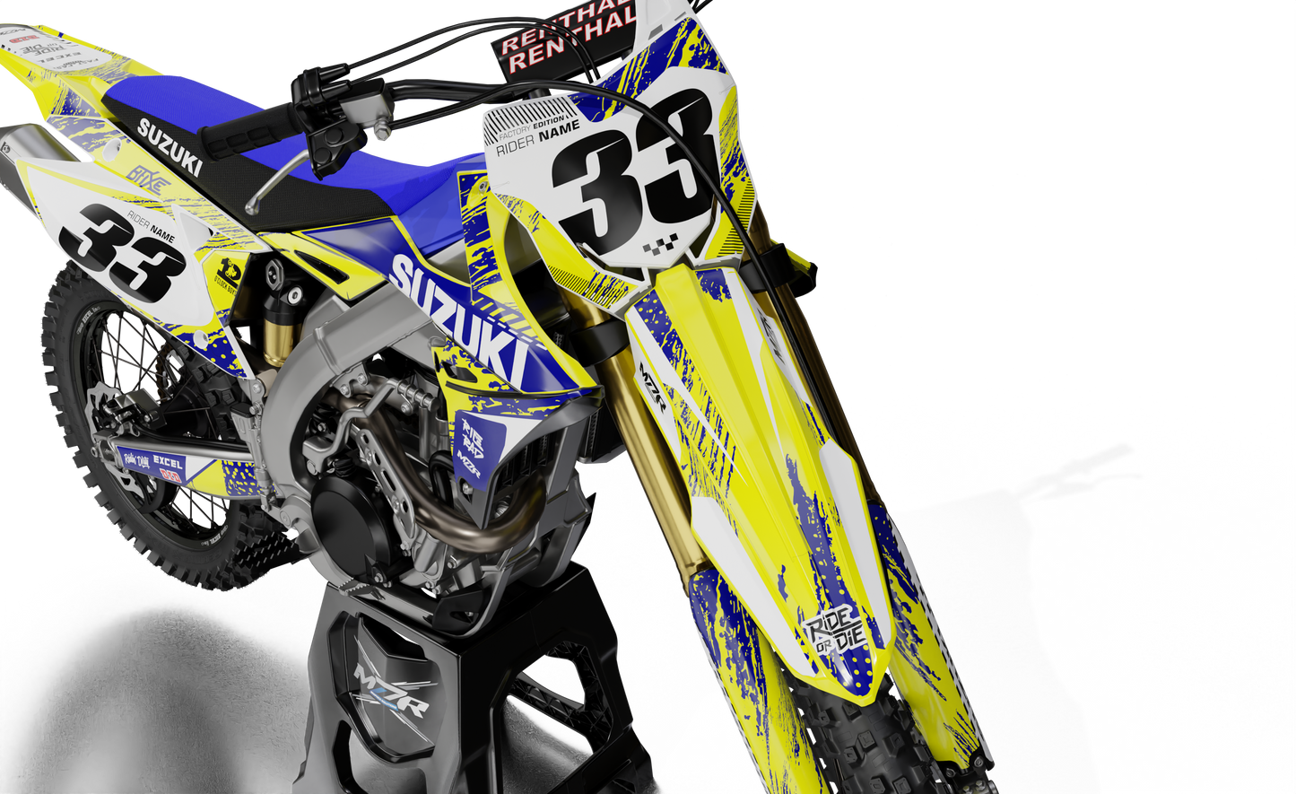 DIRT-Grafiken Set für SUZUKI-Motorräder