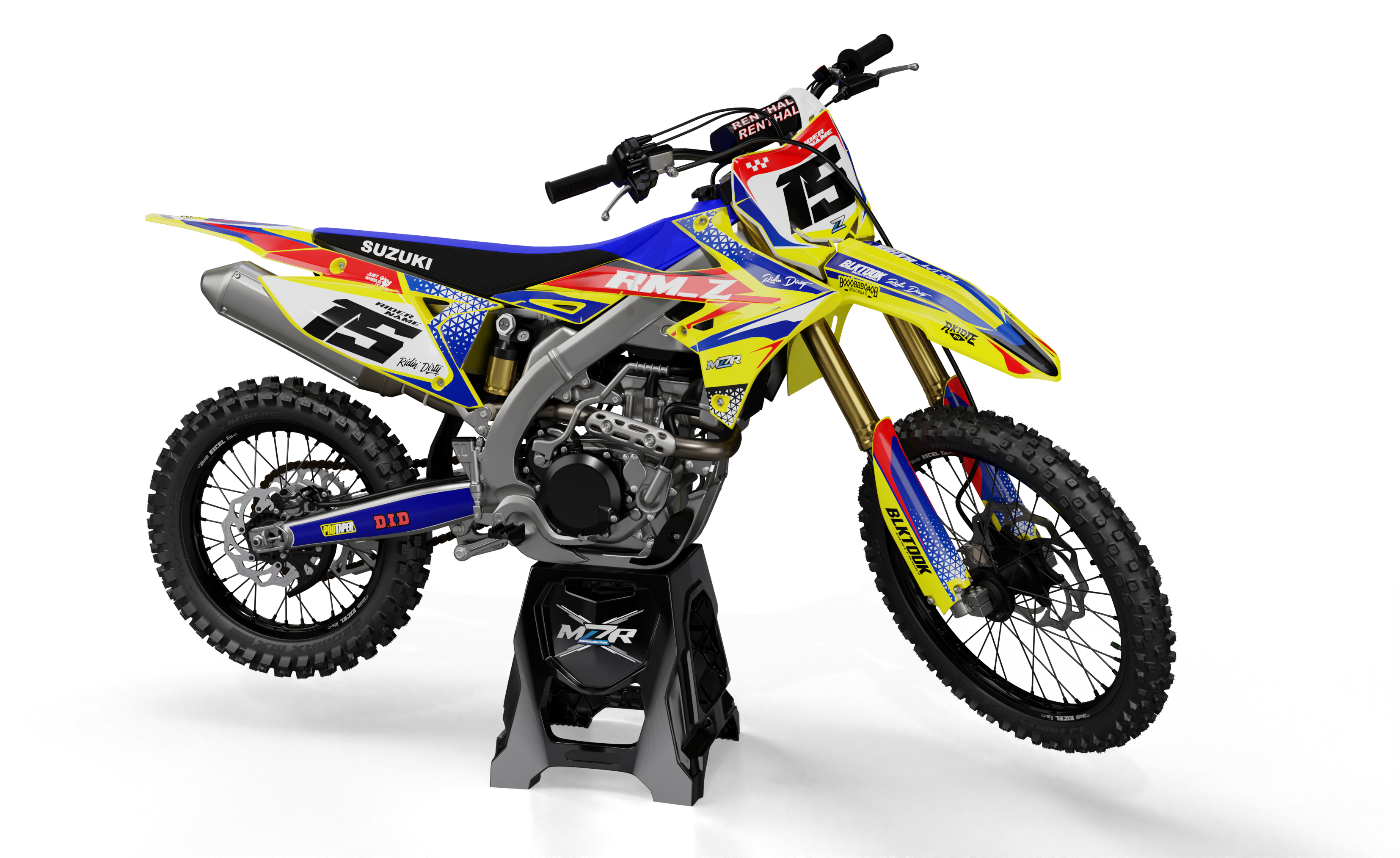 TRIPLE graphics kit for SUZUKI bikes