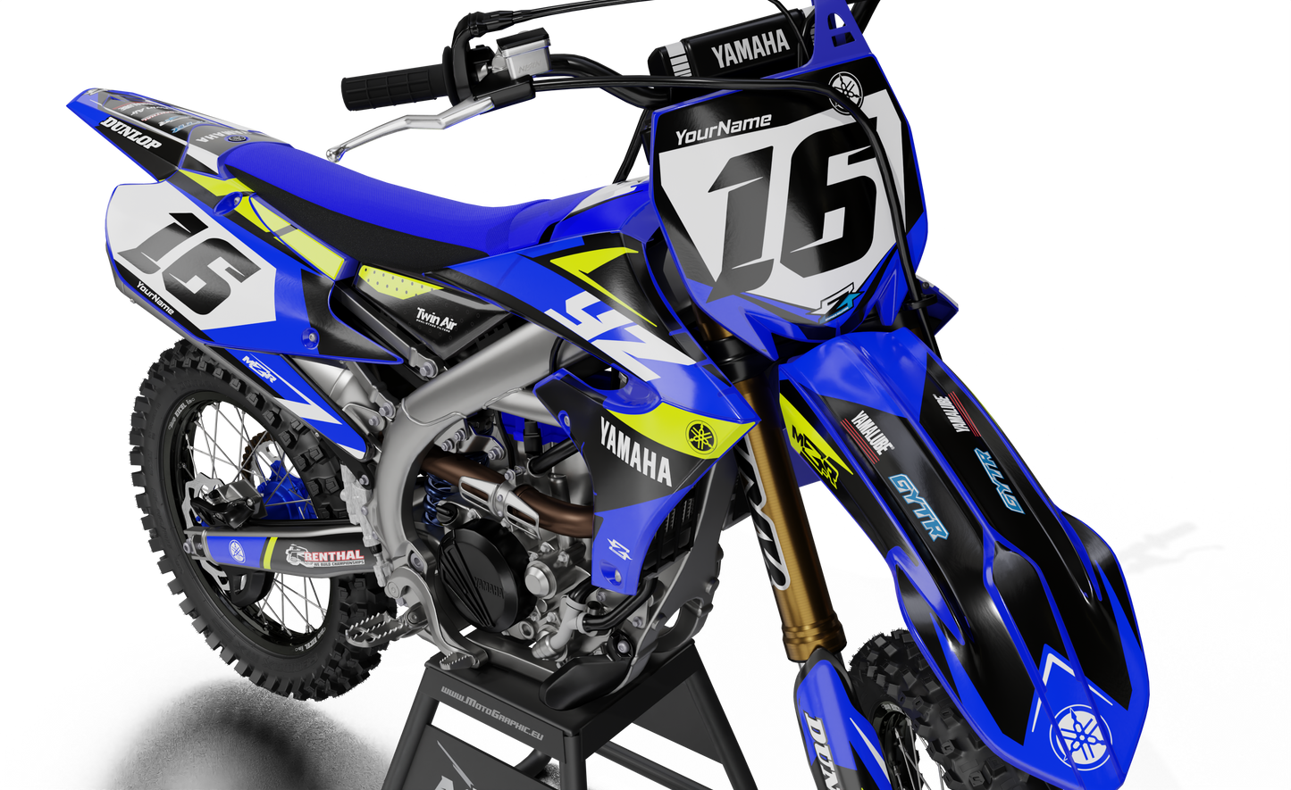 FLUO graphics kit for YAMAHA bikes