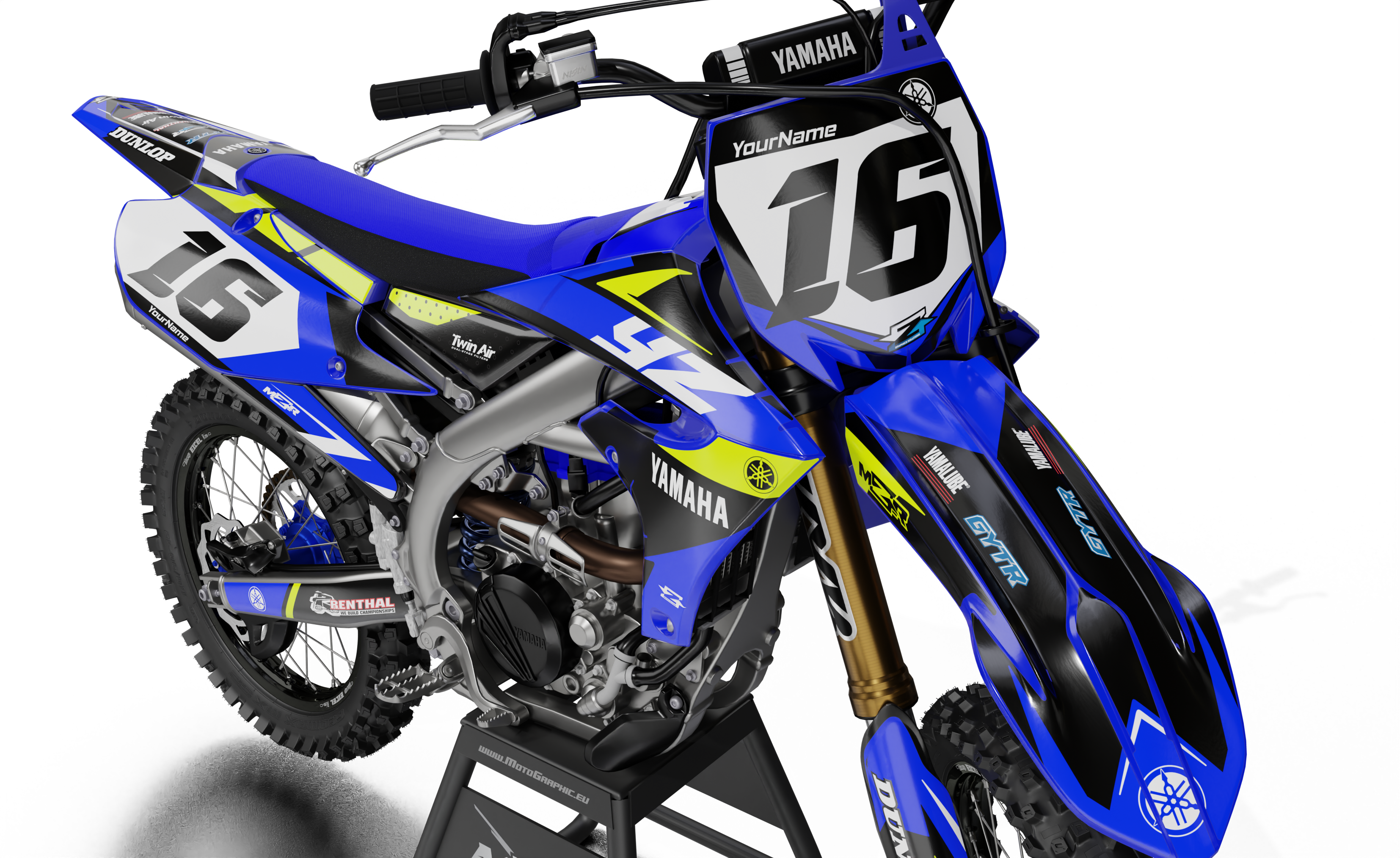 FLUO graphics kit for YAMAHA bikes