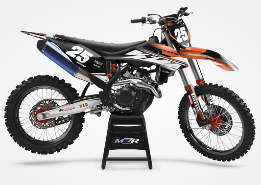 ZVAR graphics kit for KTM bikes
